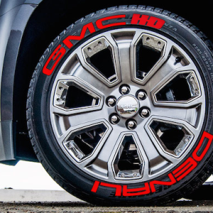 GMC Denali HD Full Red, Set for 4 Tires (1322)
