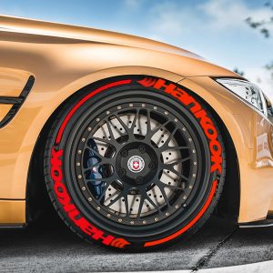 HANKOOK + STRIPES RED ,a Set for 4 tires (186)