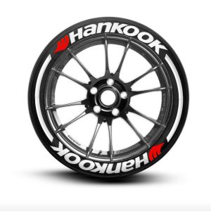 HANKOOK + STRIPES WHITE , a Set for 4 tires (181)