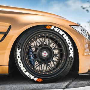 HANKOOK WHITE + LOGO ORANGE , a Set for 4 tires (187)