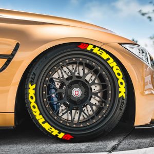 HANKOOK YELLOW + LOGO RED , a Set for 4 tires (184)
