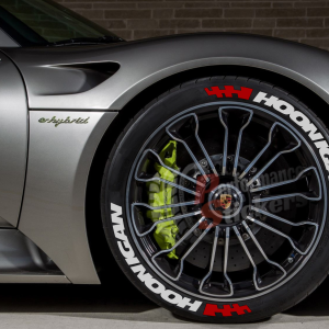 Hoonigan + Flag Red, Set for 4 Tires (1655)