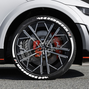 Ioniq + Stripes + Logo, Set for 4 Tires (1667)