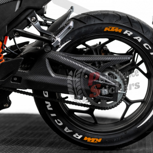 KTM Racing + Stripes White, Set For 2 Tires Both Sides Left And Right (1730)