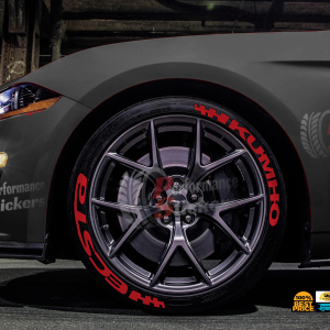Kumho Ecsta + Flag Red, Set for 4 Tires (1410)