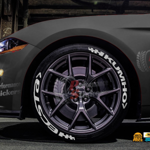 Kumho Ecsta + Logo Full White, Set for 4 Tires (1407)