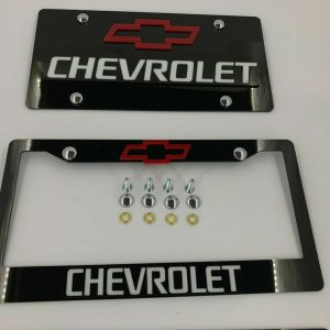 License Plate Frame for All Chevrolet 2 PCS Front&Rear(1096)