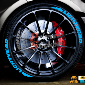 Lightyear + Logo Full Light Blue, Set for 4 Tires (1674)