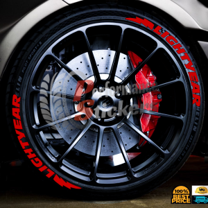 Lightyear + Logo Full Red, Set for 4 Tires (1671)