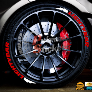 Lightyear Red + Logo White, Set for 4 Tires (1673)
