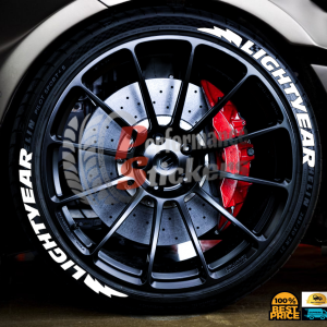 Lightyear + Logo Full White, Set for 4 Tires (1670)