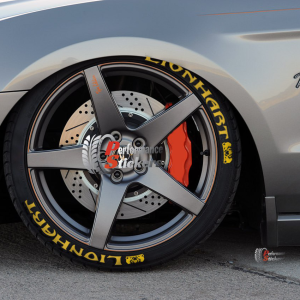 Lionhart + Logo Full Yellow, Set for 4 Tires (1760)