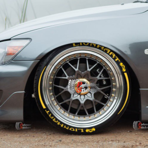 Lionhart + Stripes + Logo Full Yellow, Set for 4 Tires (1762)