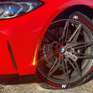 M Performance + Stripes Red, Set for 4 Tires (1303)