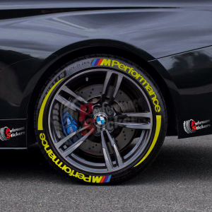 M Performance + Stripes Yellow, Set for 4 Tires (1302)