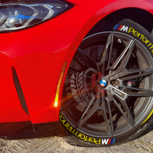 M Performance + Stripes Yellow, Set for 4 Tires (1305)