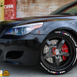 M POWER + STRIPES, a Set for 4 tires (828)