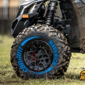 Maverick Can-Am + Flag Full Blue ,Set for 4 Tires (875)