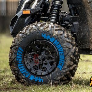 Maverick Can-Am + Flag Full Blue ,Set for 4 Tires (874)