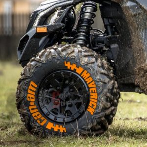 Maverick Can-Am + Flag Full Orange ,Set for 4 Tires (880)