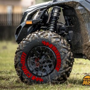 Maverick Can-Am + Flag Full Red ,Set for 4 Tires (872)