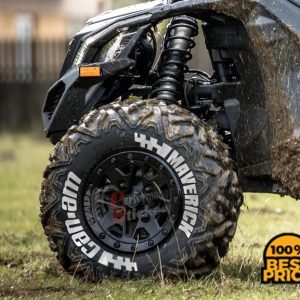 Maverick Can-Am + Flag Full White ,Set for 4 Tires (868)