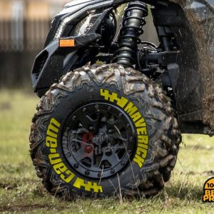 Maverick Can-Am + Flag Full Yellow ,Set for 4 Tires (870)