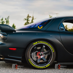 MAZDASPEED yellow , a Set for 4 tires (618)