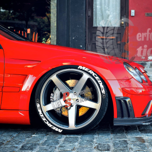 Mercedes Full White, Set for 4 Tires (1280)