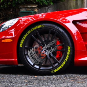 Mercedes Full Yellow, Set for 4 Tires (1282)