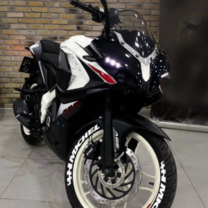 Michelin + Flag Full White, Set For 2 Tires Both Sides Left And Right (1578)