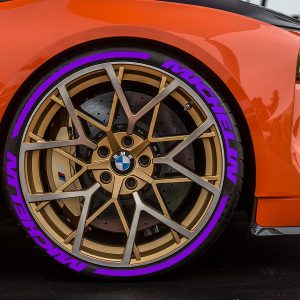 MİCHELİN + STRIPES PURPLE , a Set for 4 tires (412)