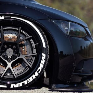 MICHELIN + STRIPES WHITE , a Set 4 for tires (240)
