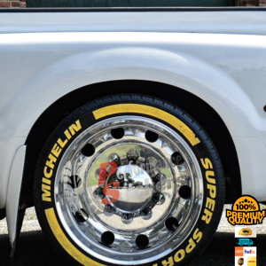MICHELIN SUPER SPORT + STRIPES, a Set for 4 tires (815)