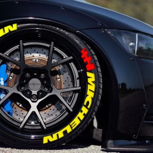 MICHELIN YELLOW + FLAG RED ,a Set for 4 tires (238)