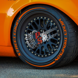 Mickey Thompson Street Comp + Stripes Orange, Set for 4 Tires (1439)