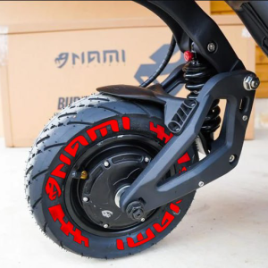 Nami + Logo + Flag Full Red, Set For 2 Tires Both Sides Left And Right (1625)