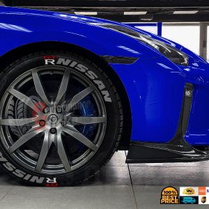 Nissan Grey + GT-R White Red, Set for 4 Tires (1390)
