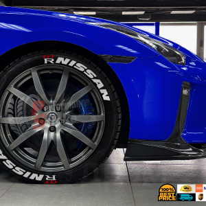 Nissan GT-R White, Set for 4 Tires (1389)