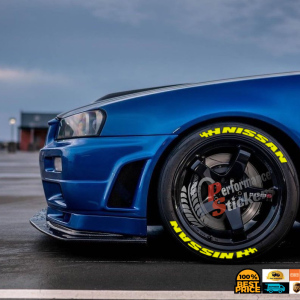 NISSAN yellow , a Set for 4 tires (682)