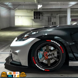 NISSAN370Z red , a Set for 4 tires (689)