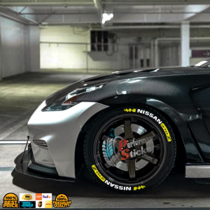 NISSAN370Z yellow , a Set for 4 tires (690)