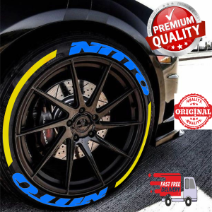 Nitto Blue + Stripes Yellow, Set for 4 Tires (1449)