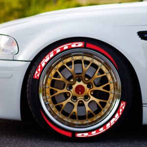 NITTO NEW Design red & Stripes , a Set for 4 tires (319)