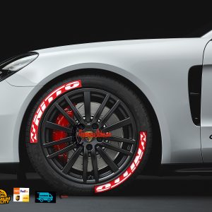 NITTO NEW Design red & white , a Set for 4 tires (315)