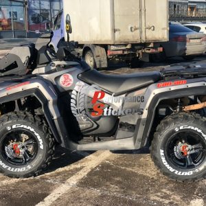 Outlander Can-Am + Logo ,Set for 4 Tires (882)