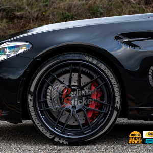 Performance + Stripes + Flag Full Grey, Set for 4 Tires (1682)