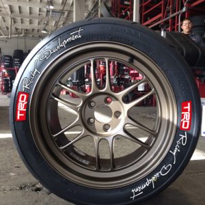 TRD RACİNG DEVELOPMENT + LOGO , a Set for 4 tires (435)