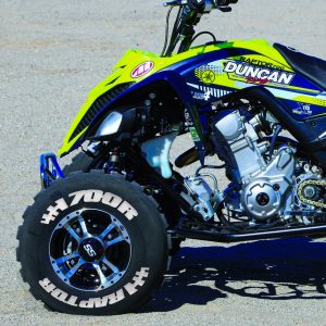 Raptor 700R + Flag Full White, Set for 4 Tires (1040)