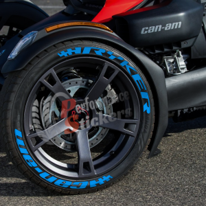 Ryker Can-Am + Flag Blue , Set for 3 Tires (926)